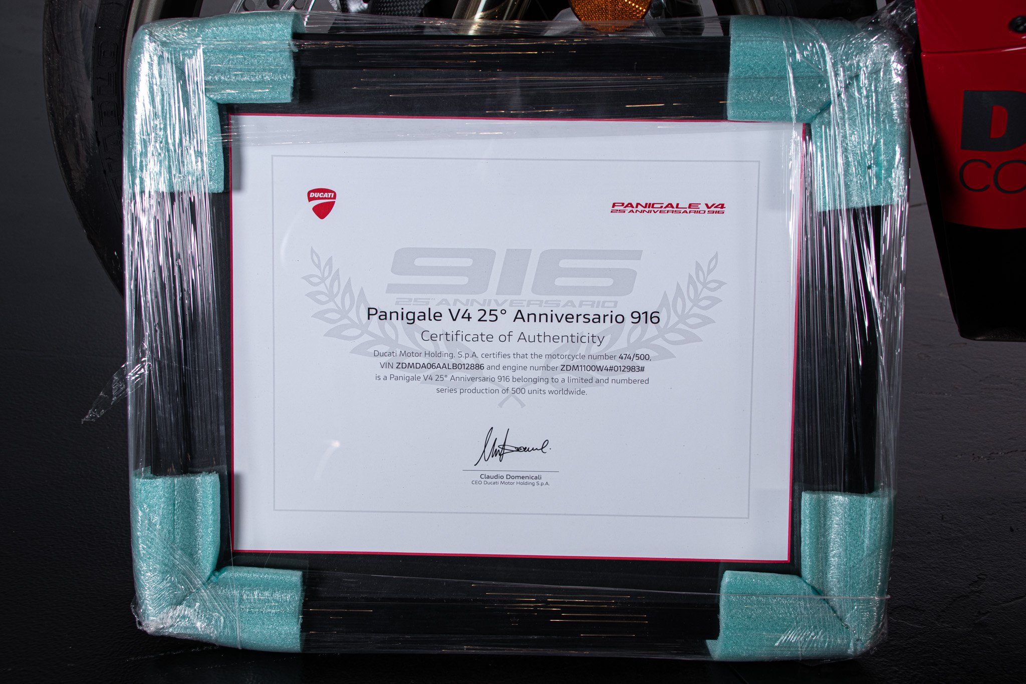 Ducati PANIGALE V4 25°ANNIVERSARIO 916 