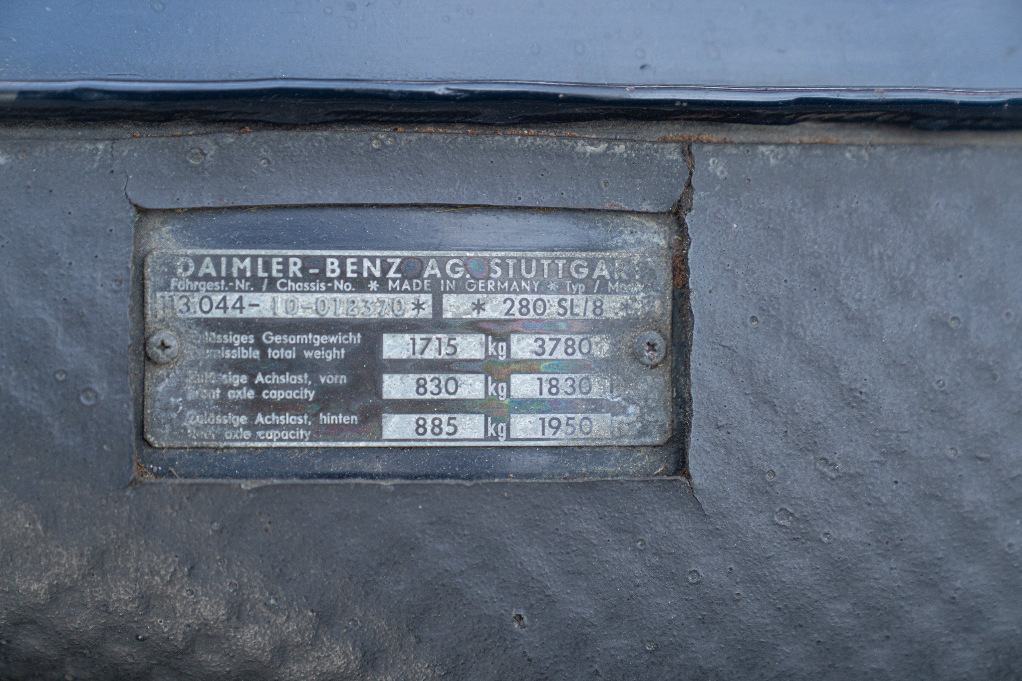 Mercedes Benz 280 SL 
